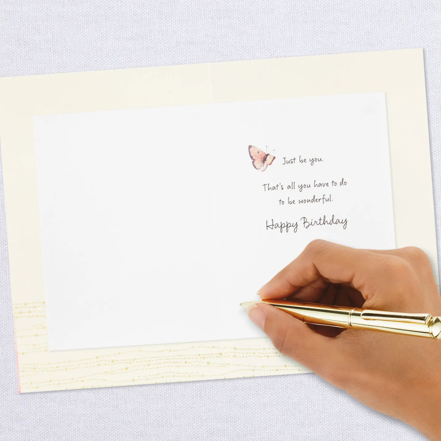 Marjolein Bastin Wildflowers Just Be You Birthday Card
