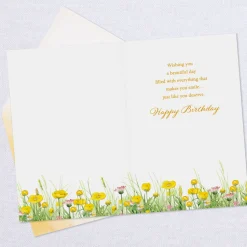 Marjolein Bastin Bunny and Flowers Birthday Card