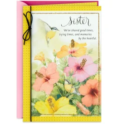 Marjolein Bastin Memories By the Heartful Birthday Card for Sister
