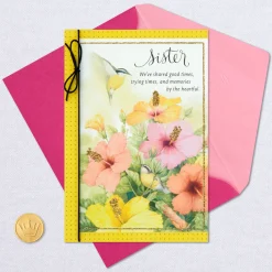 Marjolein Bastin Memories By the Heartful Birthday Card for Sister