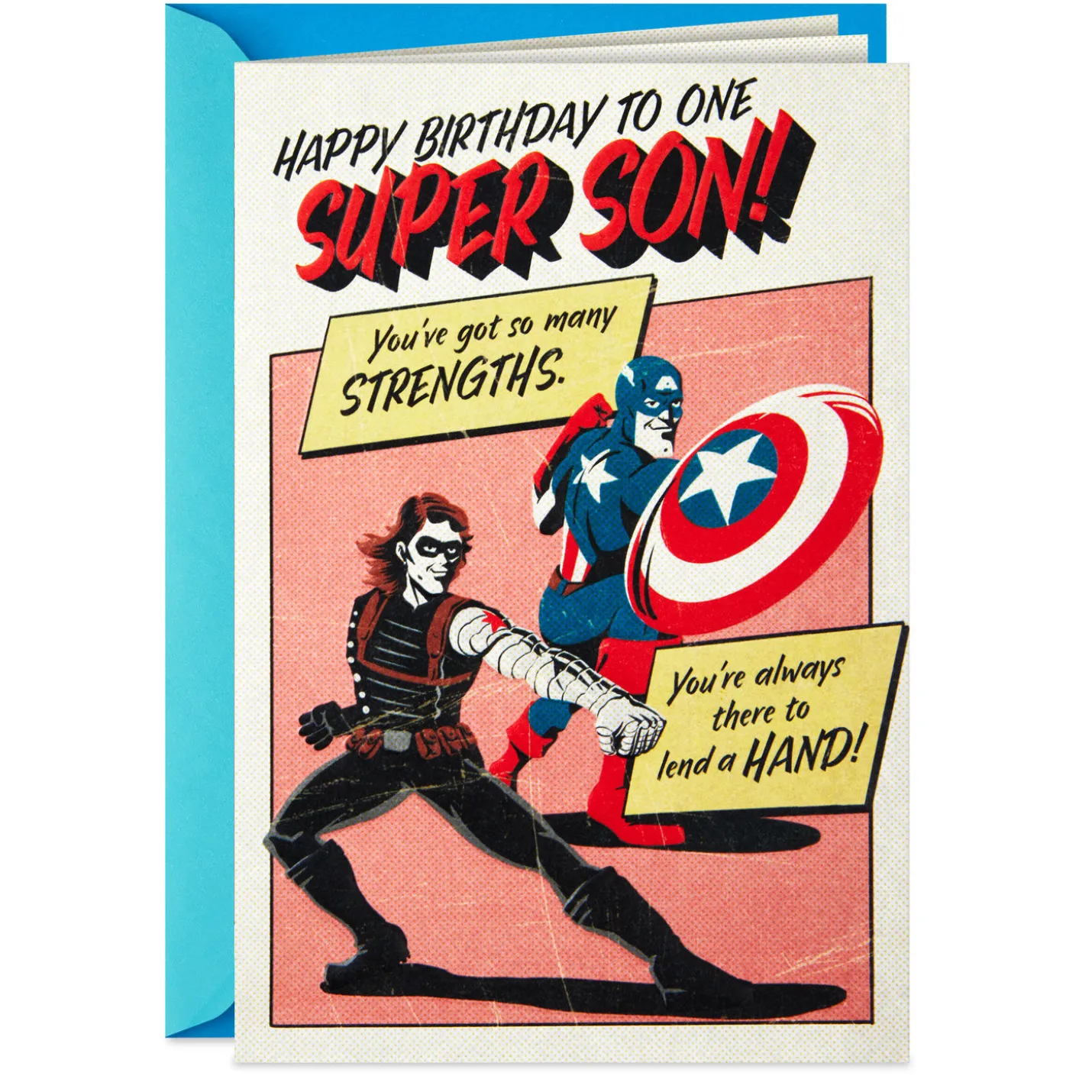 Marvel Avengers One Super Son Pop-Up Birthday Card