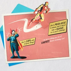Marvel Avengers One Super Son Pop-Up Birthday Card