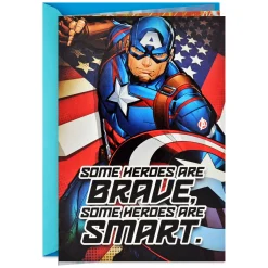 Marvel Avengers You're Like a Super Hero Birthday Card for Kids