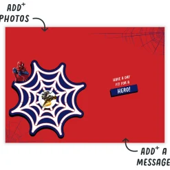 Marvel Spider-Man Hope It's Epic Custom Birthday Card