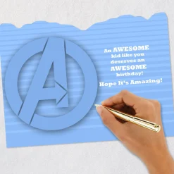 Marvel Avengers You Deserve an Awesome Day Birthday Card for Grandson