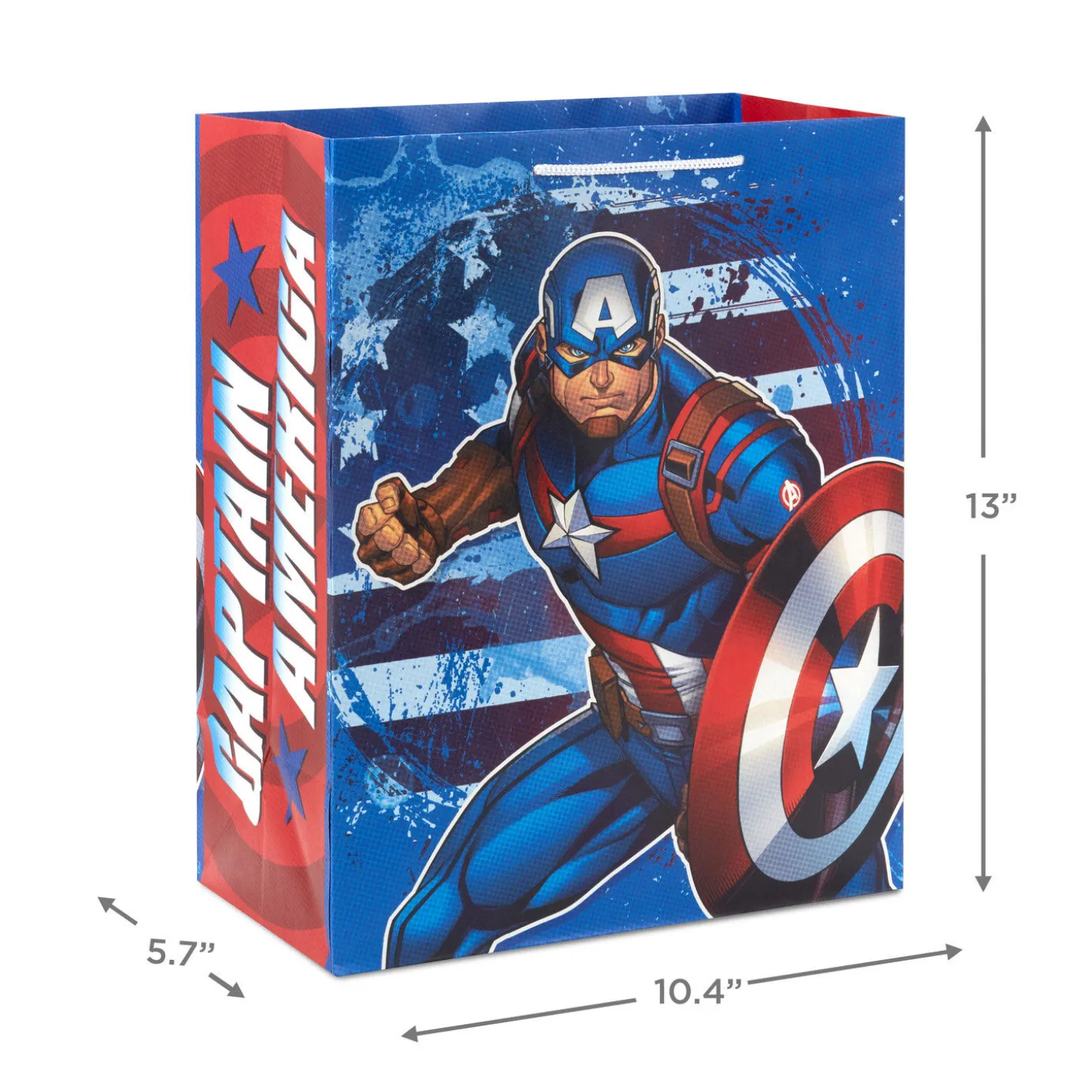 13" Marvel Captain America Large Gift Bag