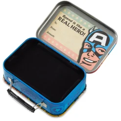 2.5" Marvel Captain America Shield Tin Gift Card Holder Box