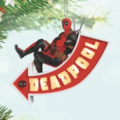 Marvel Deadpool It's a Sign! Ornament With Light