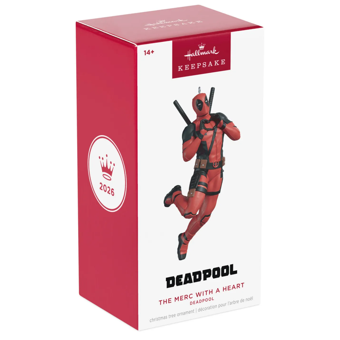 Marvel Deadpool The Merc With a Heart Ornament