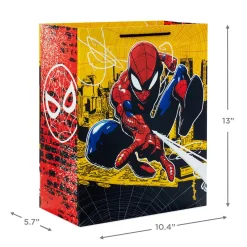13" Marvel Spider-Man on City Scene Large Gift Bag
