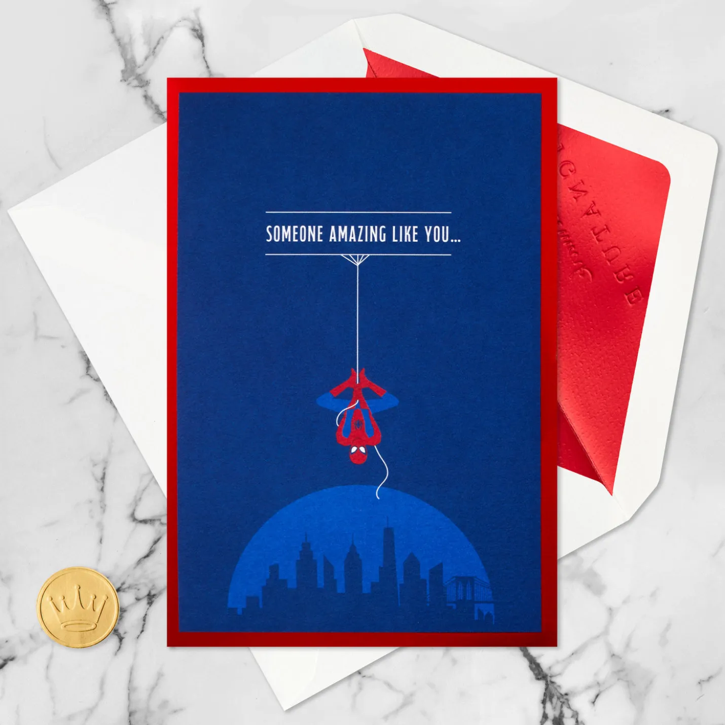 Marvel Spider-Man You Deserve an Amazing Day 3D Pop-Up Card