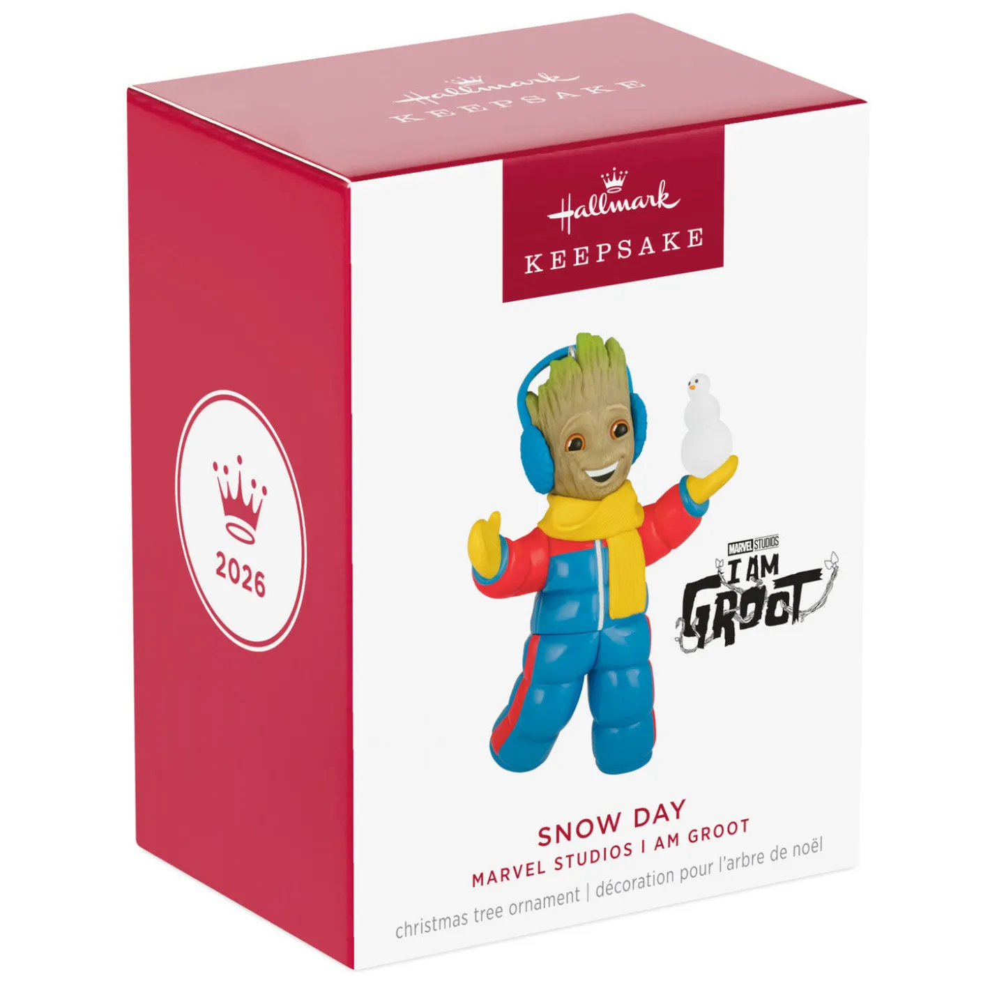 Marvel Studios I Am Groot Snow Day Ornament