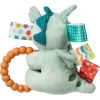 Mary Meyer Taggies Drax Dragon Plush Toy With Teether and Rattle