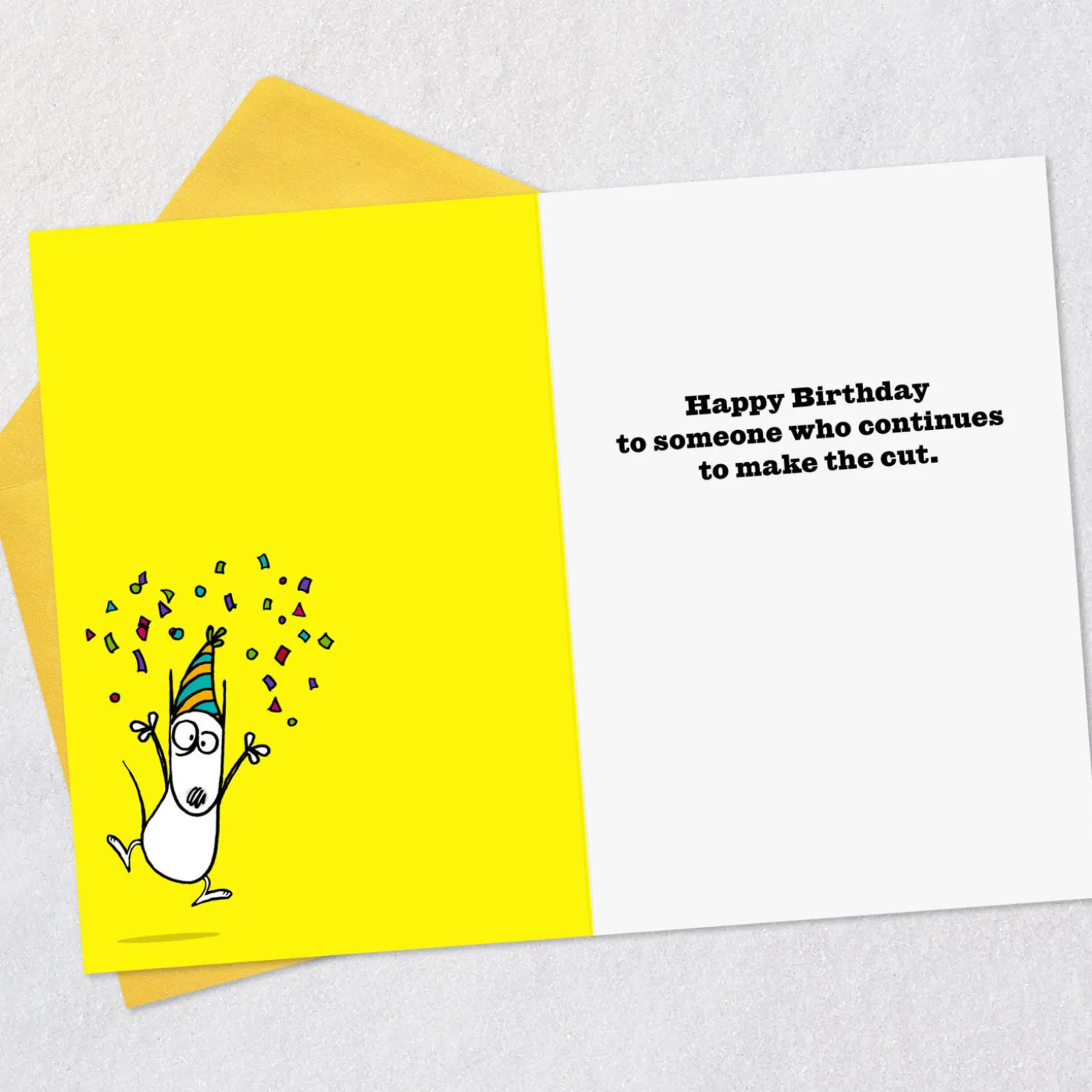 Maxine™ Congrats on Making the Cut Funny Birthday Card