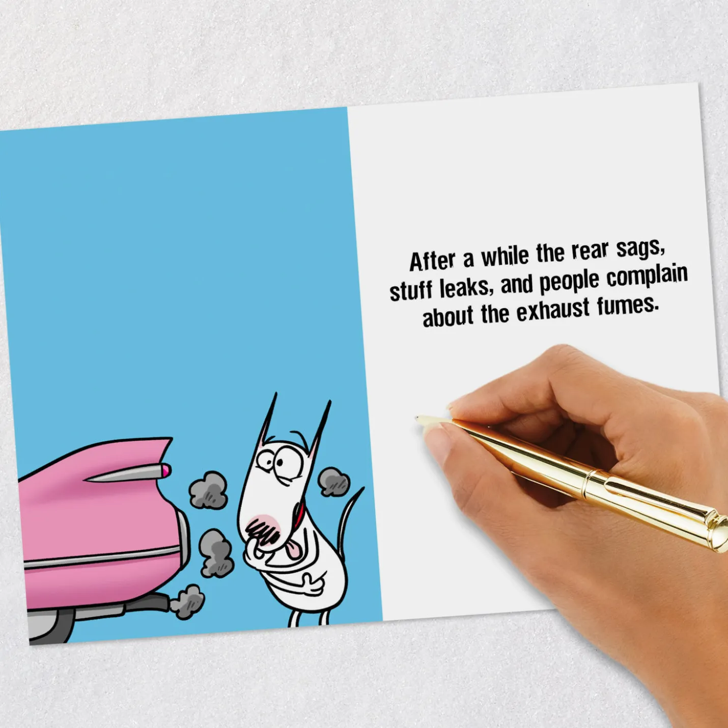 Maxine™ Getting Older is Like Driving a Classic Car Funny Birthday Card