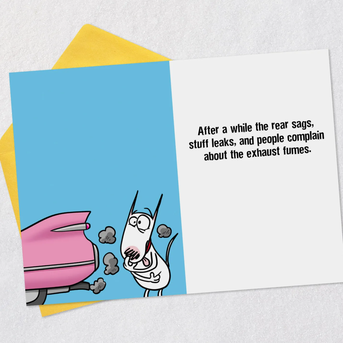 Maxine™ Getting Older is Like Driving a Classic Car Funny Birthday Card