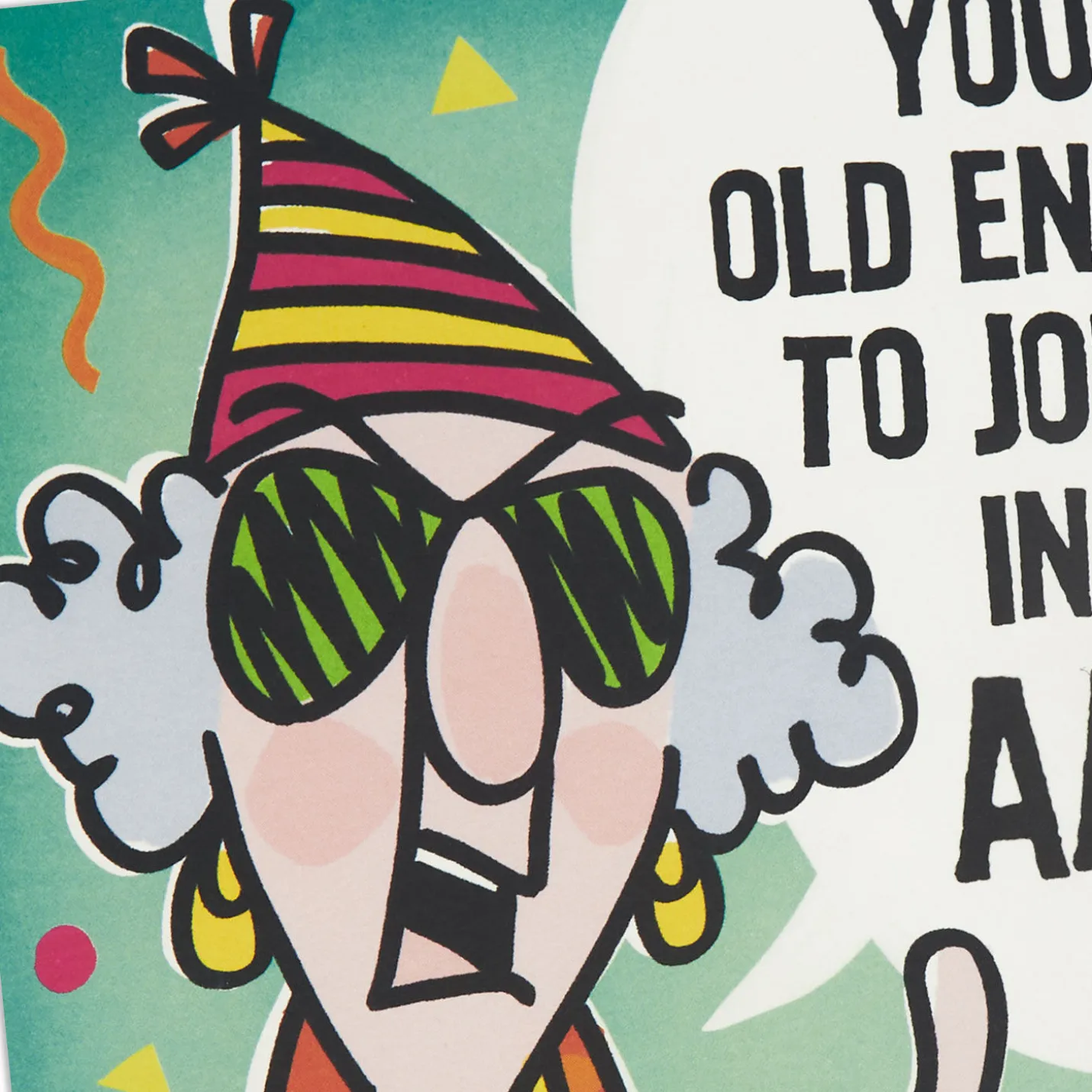 Maxine™ It's A.A.R.P. Time Funny Pop-Up Birthday Card