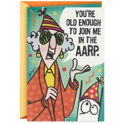 Maxine™ It's A.A.R.P. Time Funny Pop-Up Birthday Card