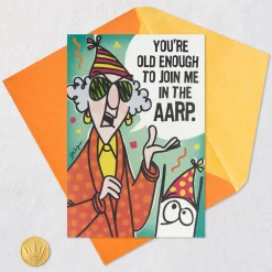 Maxine™ It's A.A.R.P. Time Funny Pop-Up Birthday Card