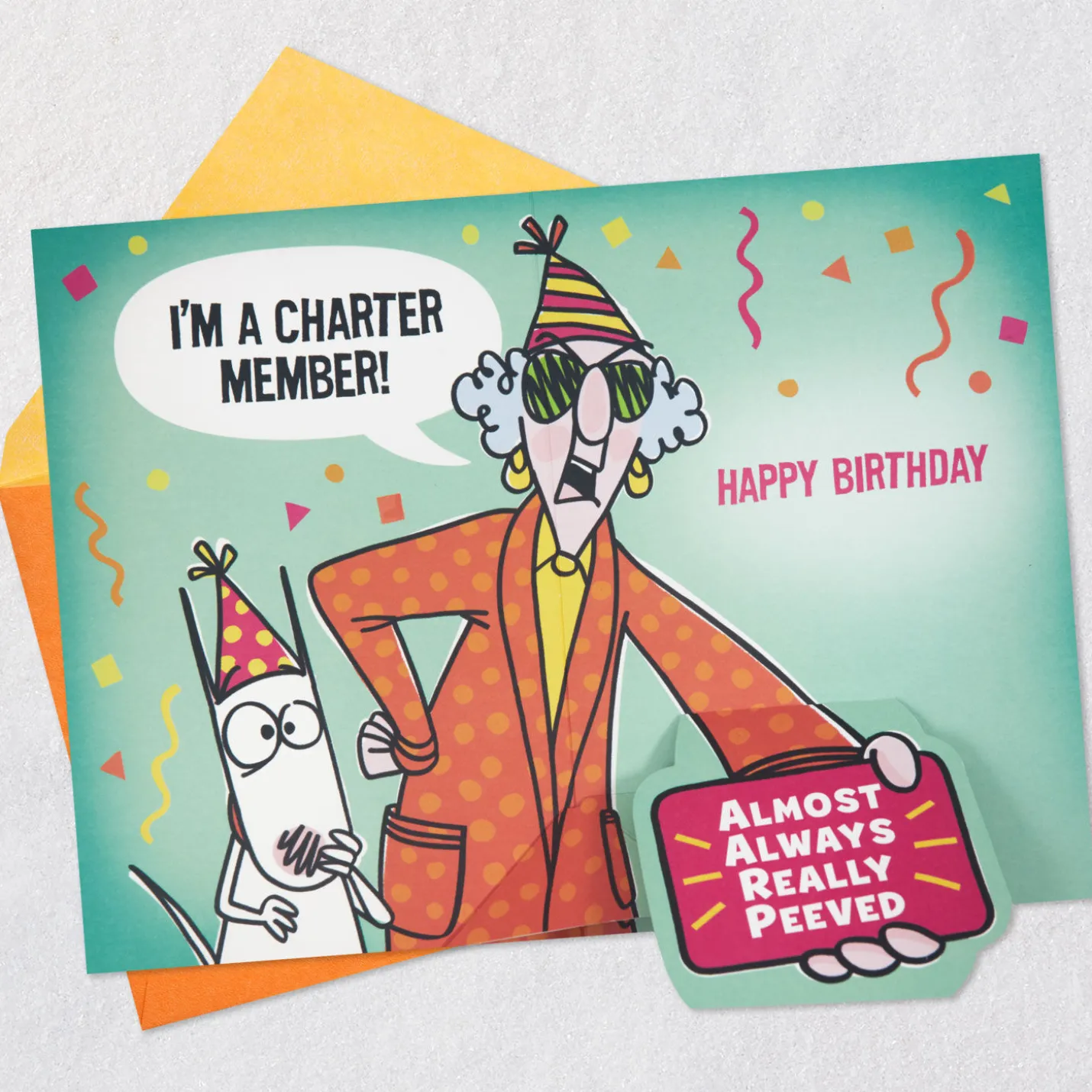 Maxine™ It's A.A.R.P. Time Funny Pop-Up Birthday Card
