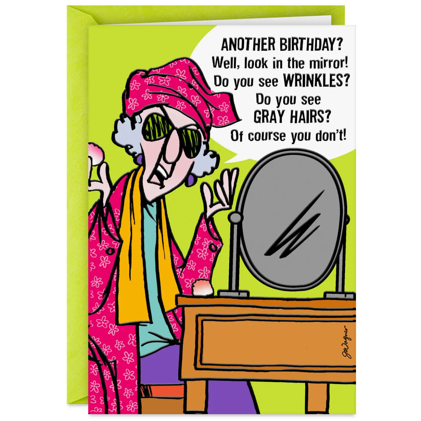 Maxine™ Look in the Mirror Funny Birthday Card