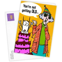 Maxine™ Not Getting Older Funny Custom Birthday Card