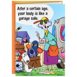 Maxine™ Your Body Is Like a Garage Sale Funny Birthday Card