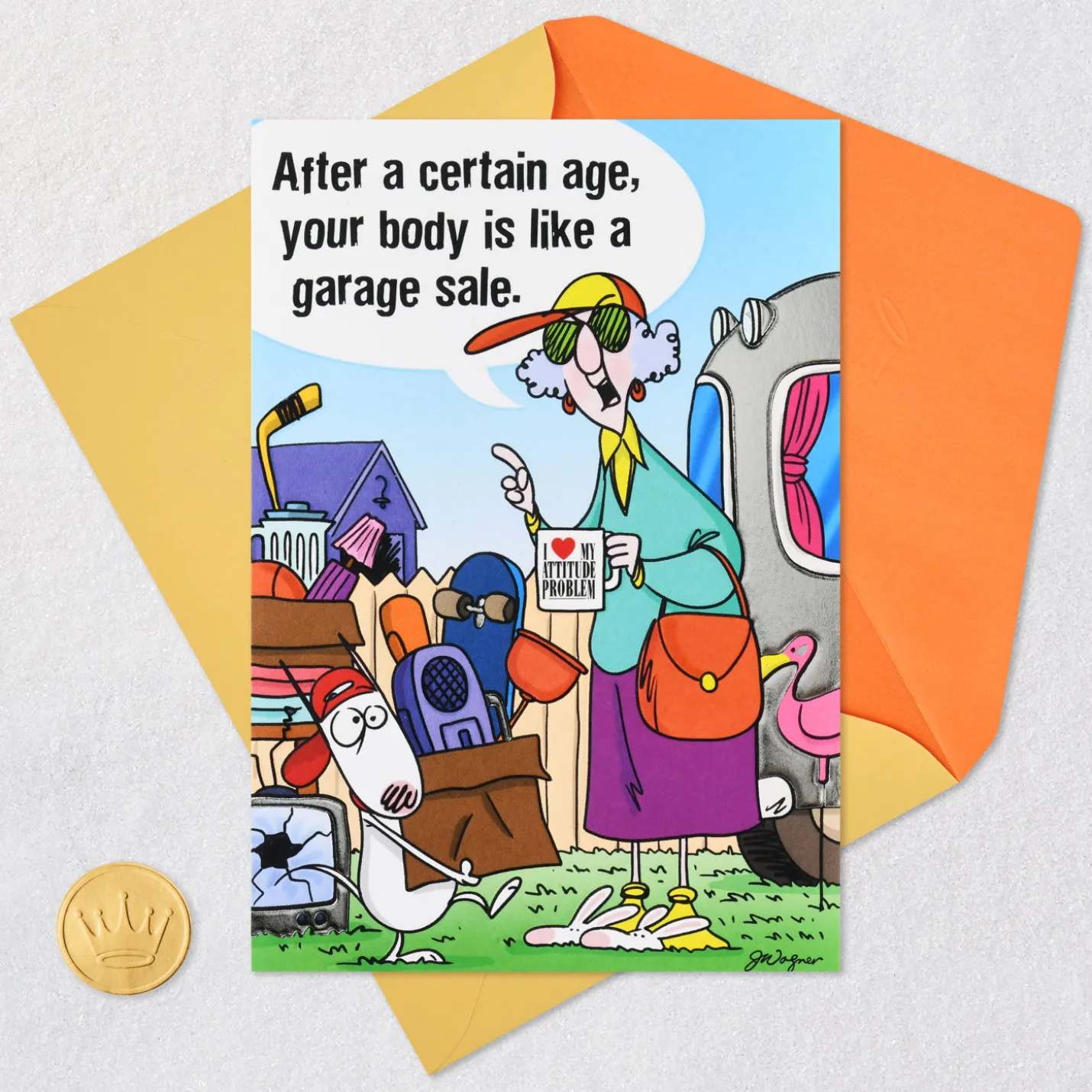 Maxine™ Your Body Is Like a Garage Sale Funny Birthday Card