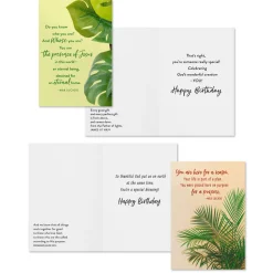 Max Lucado Botanical Art Assorted Religious Birthday Cards, Box of 12