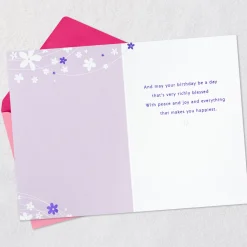 May Your Day Be Blessed Birthday Card