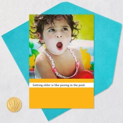 Maybe Nobody Will Notice Funny Birthday Card