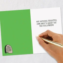 May Nothing Frightful Haunt You Funny Halloween Card