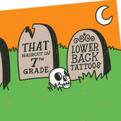 May Nothing Frightful Haunt You Funny Halloween Card