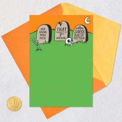 May Nothing Frightful Haunt You Funny Halloween Card