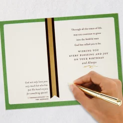 May You Continue to Grow Religious Birthday Card for Son