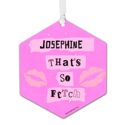 Mean Girls Metal Personalized Ornament, Custom Text