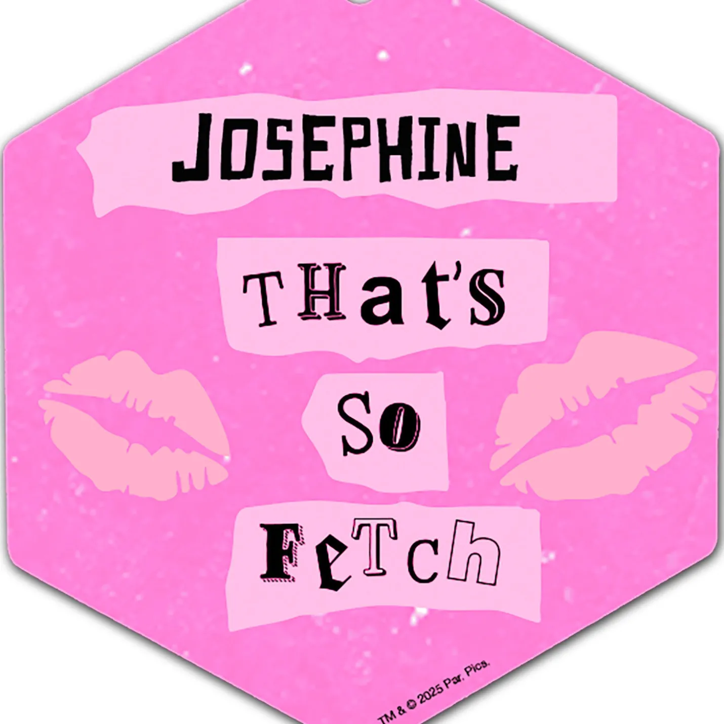 Mean Girls Metal Personalized Ornament, Custom Text