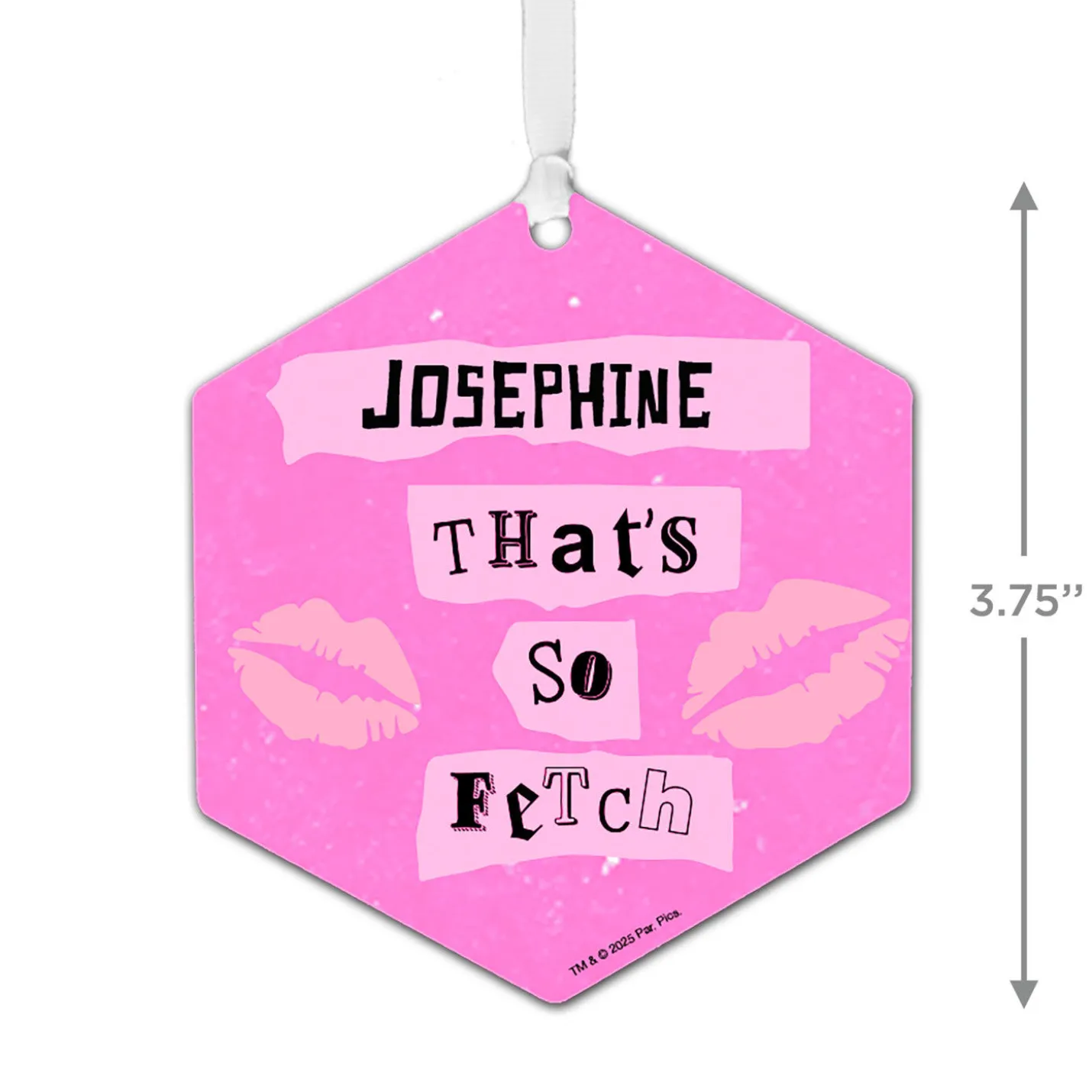 Mean Girls Metal Personalized Ornament, Custom Text