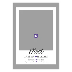 Meet Baby Birth Announcement