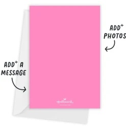 Merry and Bright Peppermint Flat Christmas Photo Card