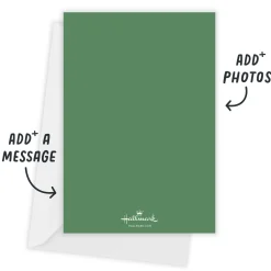 Merry and Bright Vertical Flat Christmas Photo Card