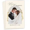 Merry and Married Flat Holiday Photo Card