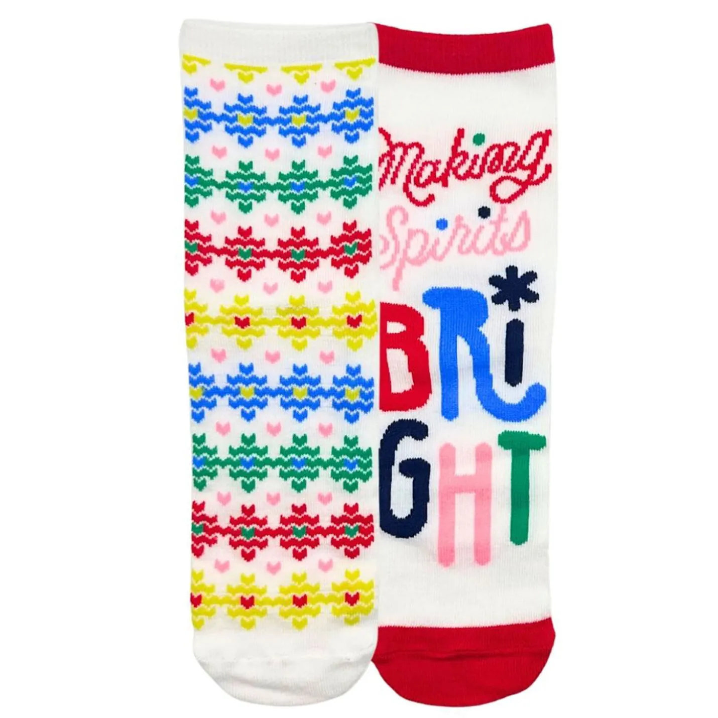 Merry Everything Christmas Crew Socks Gift Set in Greeting Card Box, 2 pair