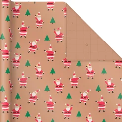Merry Kraft Prints 3-Pack Christmas Wrapping Paper, 90 sq. ft.