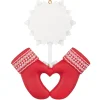 Merry Mittens Personalized Ornament, Custom Photo