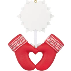 Merry Mittens Personalized Ornament, Custom Photo