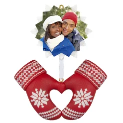 Merry Mittens Personalized Ornament, Custom Photo