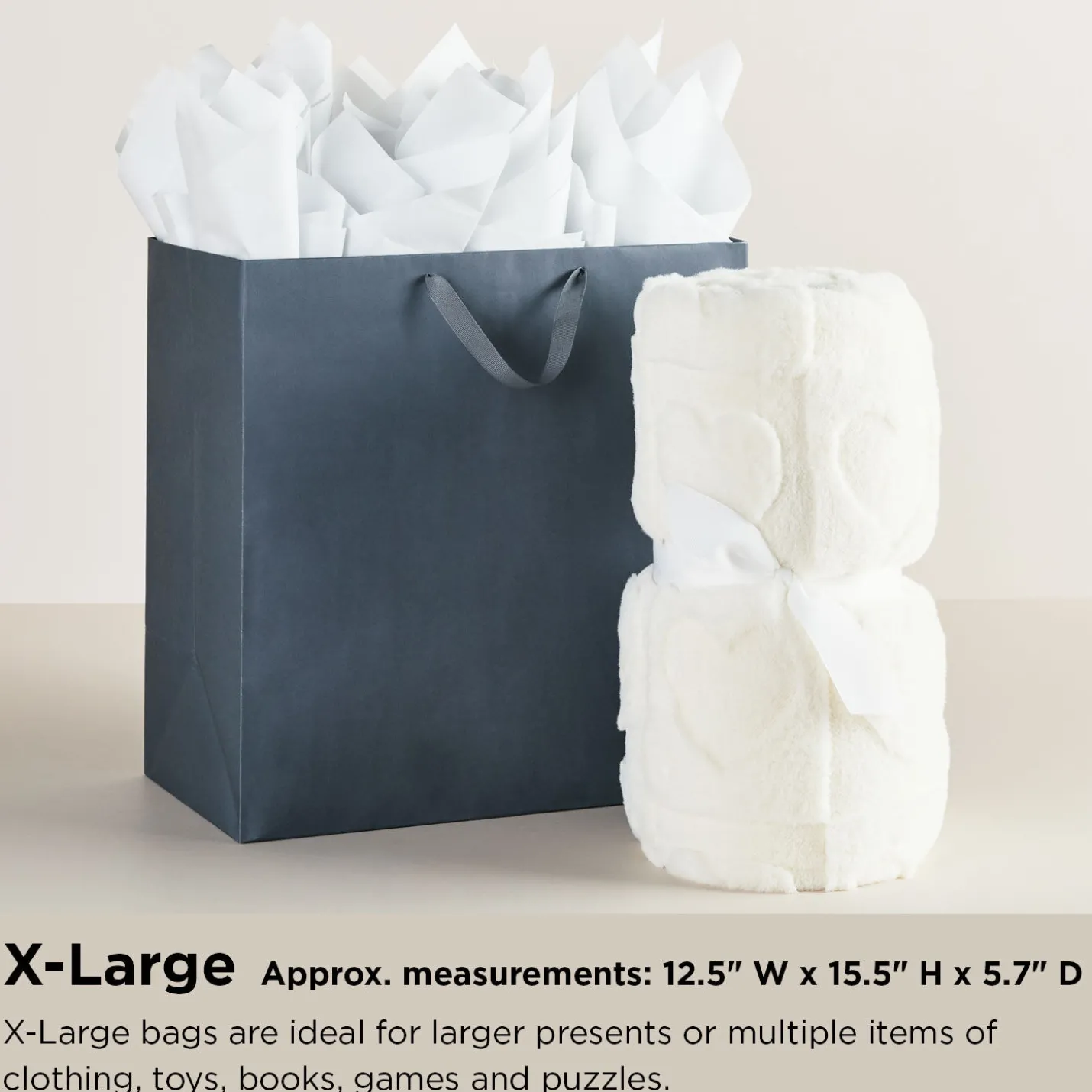 15.5" Metallic Candles Extra-Large Birthday Gift Bag
