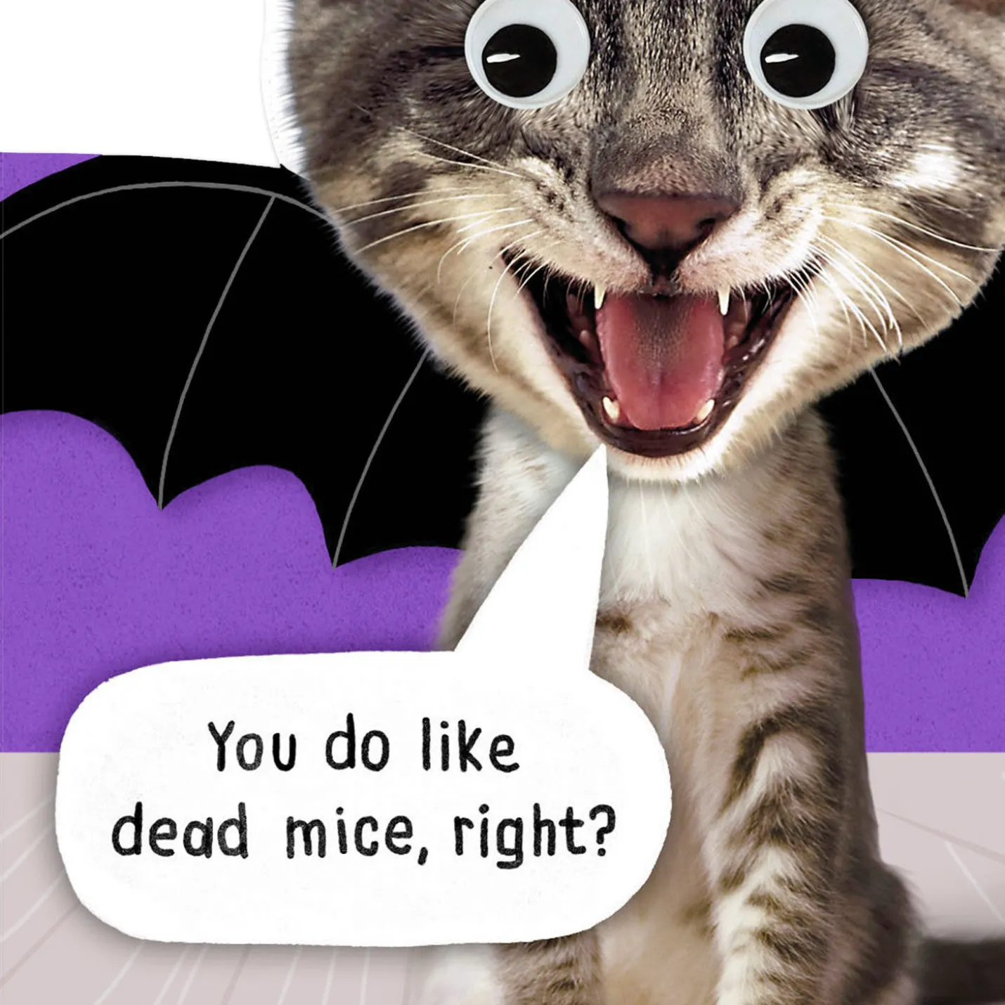 Mice Treats Funny Halloween Card from Cat