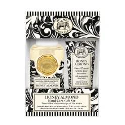 Michel Design Works Honey Almond Foaming Soap and Hand Cream Gift Set